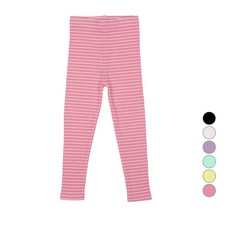 Rainbow Kids 兒童粉彩細條紋坑條內搭褲