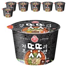 오뚜기 제주똣똣라면 용기 100g, 7개