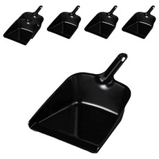 NAKAYA 日本簡潔畚箕 6個, 黑色 + 灰色, 1組