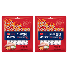 하림펫푸드밥이보약 강아지 하루양갱 파우치, 건강한 장, 224g, 2개