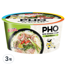 쿵딘포 소고기향 쌀국수, 3개, 68g