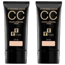 ttmax 全效完美修飾CC霜SPF33, 15%修飾潤色, 30ml, 2入