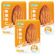 義美生機 香脆杏仁 蒜味, 180g, 3盒