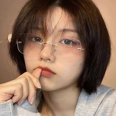 時尚潮流Y2K無框金屬眼鏡