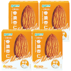 義美生機 香脆杏仁 蒜味, 180g, 4盒