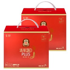 正官庄 活蔘28D PLUS禮盒, 30包, 80ml, 2盒