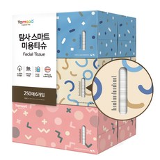 Tamsaa 德國Derma test優秀等級smart抽取式面紙, 250張, 6盒