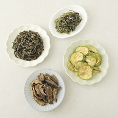 집반찬연구소 건나물 반찬 4종 건호박볶음 + 건피마자볶음 + 건취나물볶음 + 건가지볶음, 260g, 1세트