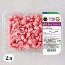 농협 포크빌 한돈 등심 카레용, 300g, 2개