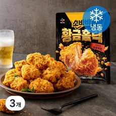소바바 바삭 황금홀릭 후라이드 순살치킨 (냉동), 375g, 3개