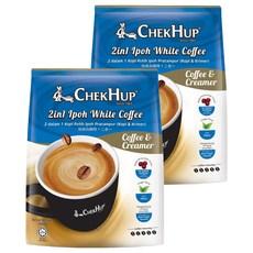 CHEKHUP 澤合 怡保白咖啡 二合一 咖啡包 + 糖包 Set, 420g, 12包, 2袋