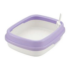 Richell 利其爾 卡羅貓便盆, 大 45 x 55 x 16cm, 紫色, 1個