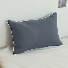 아임리빙 사계절 스윗엣지 통세탁 베개, 차콜, 1개