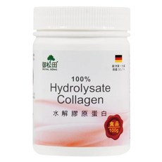 ROYAL SONG 御松田 100% Hydrolysate Collagen 水解膠原蛋白 德國製造 無添加香料, 100g, 1罐