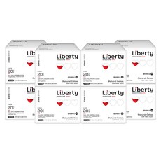 Liberty ORGANATURE 韓國產棉柔瞬吸護墊, 加長型(17.5cm), 20片, 8包