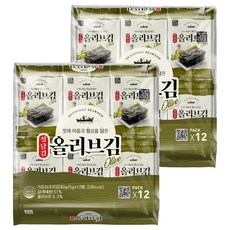 정담김 올리브 도시락김, 5g, 24개