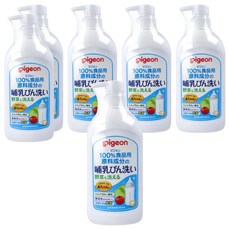 pigeon 貝親 奶瓶蔬果清潔劑, 800ml, 6瓶