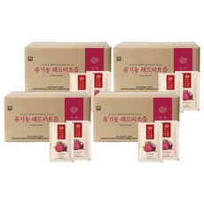 청춘농장 유기농 레드비트즙, 4.8L, 4박스