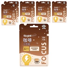 旺旺 每日完勝咖啡口含錠 特濃拿鐵口味, 1.2g, 14顆, 6包