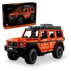 樂高 LEGO 42177 賓士 Mercedes Benz G 500 PROFESSIONAL Line Set, 直列六缸活塞引擎, 變速箱與兩個差速鎖, 混合顏色, 1盒