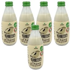 Loton 羅董 有機豆奶 不添加任何香料及食品添加物 高溫高壓殺菌 絕不添加防腐劑, 245ml, 5瓶