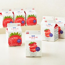매일유업 우유속에 딸기과즙, 300ml, 8개