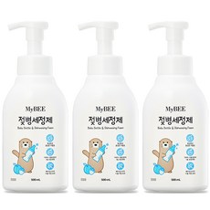 MyBEE 奶瓶清潔劑 泡沫型, 500ml, 3個