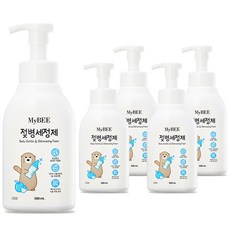MyBEE 奶瓶清潔劑 泡沫型, 500ml, 5個