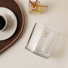 Samho Glass Sweet 圓形花瓶 2入, 透明