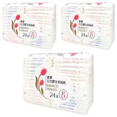 Kanboo 康寶 日式鬱金香 雙層面紙隨身包 10張, 32包, 3袋