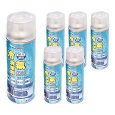 耐久美 水刀式銀離子冷氣清潔劑, 強力清潔, 有效去除汙垢, 450ml, 6瓶