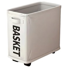 多功能桌下置物車 米白色 40*20*25cm, 1個