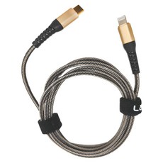 LaPO APPLE認證TYPE-C to Lightining PD快充數據線 TW-MCA-15, 120cm, 金色, 1條