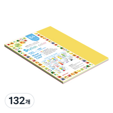 종이문화 스타일리쉬 얇은 혼합색지 120g 12 SN Vivid Tone, 132개
