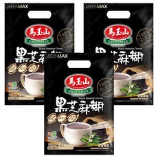 馬玉山 黑芝麻糊 全素, 30g, 12包, 3袋