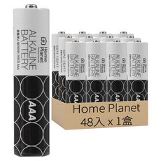 Home Planet 鹼性電池 4號(AAA), 48入, 1盒