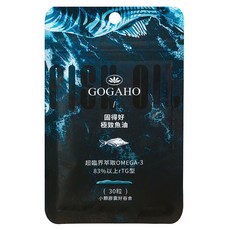 GOGAHO 極致魚油, 30顆, 25.5g, 1個