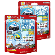 BANDAI 勤務車系列 泡澡公仔沐浴球 款式隨機, 75g, 2包