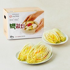 백김치, 10kg, 1개