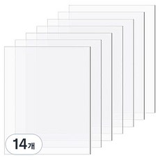 O-ON 半透明PVC板 0.2T 297 x 210 mm, 14個