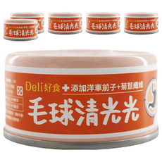 Deli 好食 貓用 慕斯系列 營養主食罐 毛球清光光, 雞肉, 85g, 6罐