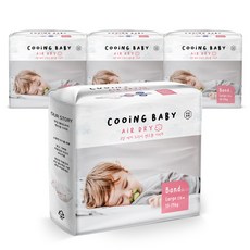 Cooing 쿠잉 에어 드라이 풀커버 밴드형, 대형(L), 104매