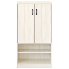 HOPMA合馬家具 工業風機能雙門鞋櫃 玄關收納 大容量置物 台灣製 C-220DCH-R1, 白櫻桃, 6層