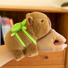 아트조이 동물 인형 팔찌 거북메바라 카피바라, 혼합색상, 1개, 8cm