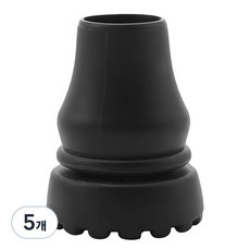 Dr.菲利斯J 拐杖橡膠頭替換件 20mm, 黑色, 5個