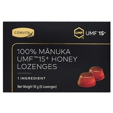 COMVITA 康維他 UMFTM15+ 麥蘆卡蜂蜜潤喉糖, 18g, 1盒