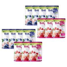 프로엠 요거팜 쌀로 만든 스낵 블루베리 30g x 4p + 크랜베리 30g x 3p, 현미, 2세트