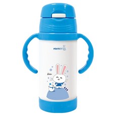 PERFECT 理想 極緻316兒童真空杯350cc粉藍色, 粉藍色, 350ml, 1個