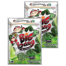 TAO KAE NOI 小老板 超級大海苔超值包 經典味, 50g, 2包