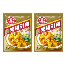 오뚜기 백세카레 과립형 약간매운맛, 100g, 2개